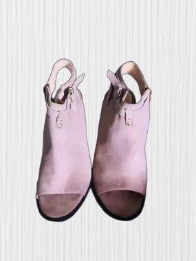 Women’s Pink Open-Toe Slingback Sandals